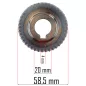   RED TECHNIC Gérvágó Fogaskerék – 43 fog, ø 58,5 mm – RTUKM0024 típushoz (RTUKM0024-ZA)