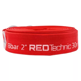   RED TECHNIC Tűzoltó Tömlő – 2", 30m, 8 bar – Gyorscsatlakozóval (RTWS0068)