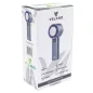   Velano Kézi Ventilátor – 4000 mAh, Hűtőpanellel, LCD kijelzővel – Szürke/Lila (VELWEBR0006)