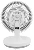 Velano Asztali Ventilátor – 50W, 3 sebességfokozat, Oszcilláció, Aromaterápia – Fehér (VELWEBS0008)