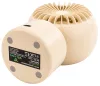 Velano Asztali Ventilátor – 3600 mAh Akkumulátor, 6 sebességfokozat, Oszcilláció – LCD kijelzővel (VELWEBS0010)