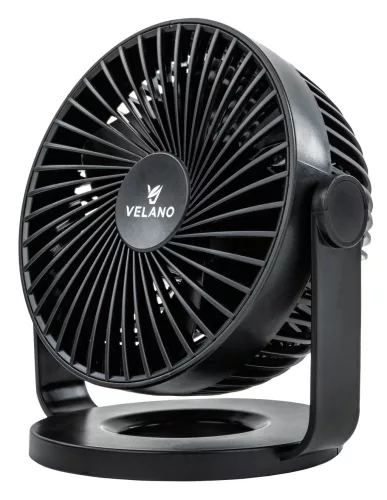 Velano Asztali ventilátor – 1200 mAh akkumulátor, 4 sebességfokozat – USB-C töltés (VELWEBS0011)