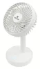 Velano Asztali Ventilátor – 1200 mAh Akkumulátor, 3 sebességfokozat – Fehér (VELWEBS0012)