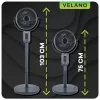 Velano Álló ventilátor – 50W, Távirányító, 15h Időzítő – Állítható magasság (VELWEP0013)
