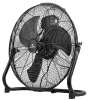Velano Ipari Padlóventilátor – 125W, 50cm, 3 sebességfokozat – Fekete (VELWEP0015)