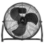   Velano Ipari Padlóventilátor – 125W, 50cm, 3 sebességfokozat – Fekete (VELWEP0015)