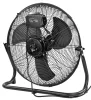 Velano Ipari Padlóventilátor – 125W, 50cm, 3 sebességfokozat – Fekete (VELWEP0015)