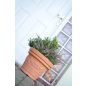 Decora Terrakotta Virágtartó Dombormintás 35 cm