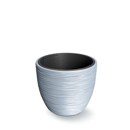 Furu Bordázott Kaspó Világosszürke 35 cm