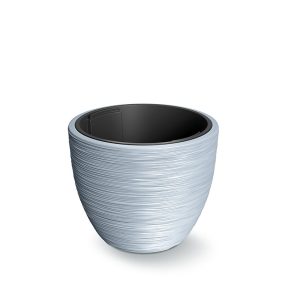 Furu Barázdált Kaspó Világosszürke 39 cm