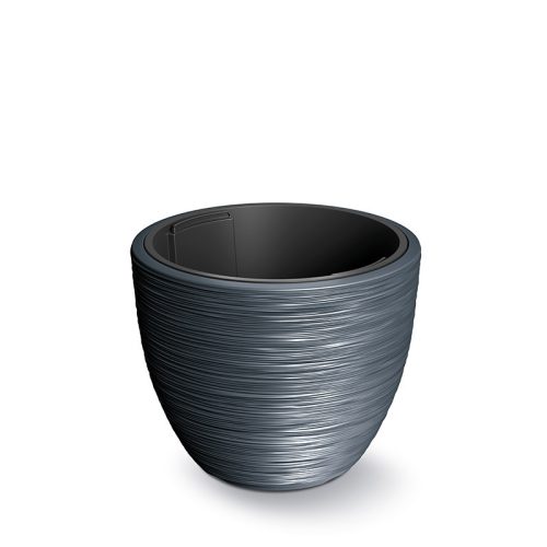 Furu Antracit Bordázott Kaspó 39 cm