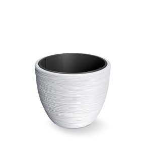 Furu Klasszikus Kaspó Fehér 39 cm Bordázott