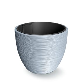 Furu Műanyag Kaspó Világosszürke 47 cm Bordázott