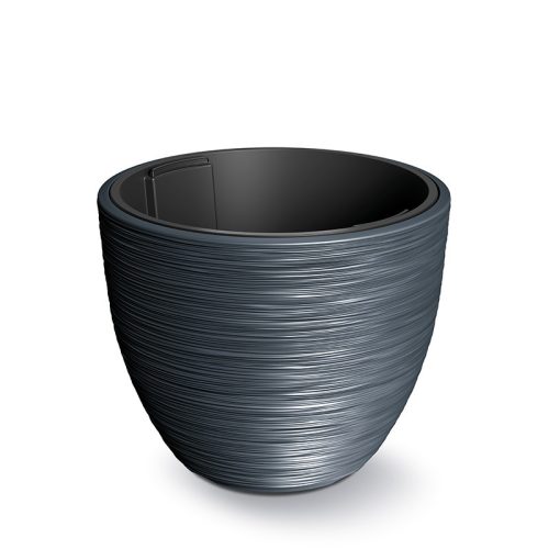 Furu Antracit Bordázott Kaspó 47 cm