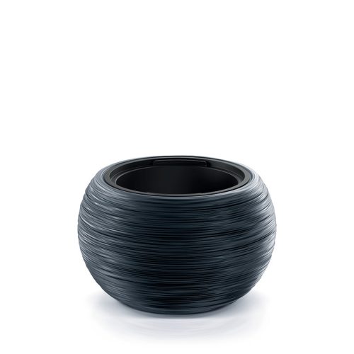 Furu Bowl Antracit Gömb Kaspó 40 cm csomag