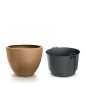 Heos ECO Wood Kávébarna Környezetbarát Virágcserép 39,5 cm