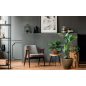 Heos ECO Wood Kávébarna Környezetbarát Virágcserép 57 cm