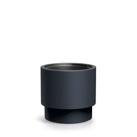 Heos Designer Virágtartó Antracit 30 cm Modern Henger