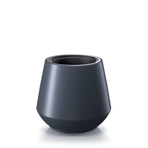Heos Prémium Műanyag Virágcserép Antracit 39,5 cm