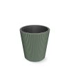 Milly Bordázott Kaspó Fenyőzöld 30 cm