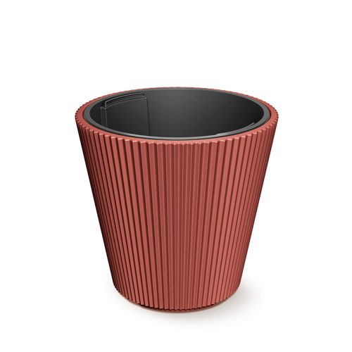 Milly Bordázott Kaspó Réz 39 cm