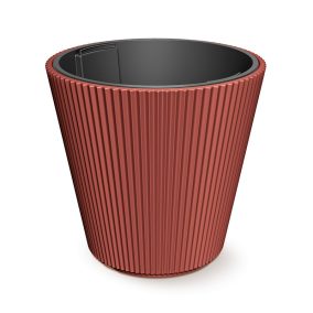 Milly Bordázott Kaspó Réz 47 cm