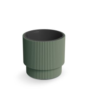 Milly Bordázott Kültéri Virágtartó Fenyőzöld 39,5 cm