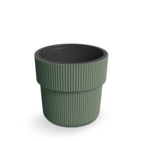 Milly Bordázott Kültéri Virágcserép Fenyőzöld 39 cm