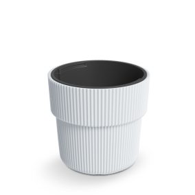 Milly Bordázott Virágcserép Fehér 39 cm