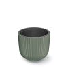 Milly Bordázott Kaspó Fenyőzöld 29,8 cm