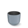 Milly Bordázott Beltéri Virágtartó Világosszürke 30 cm