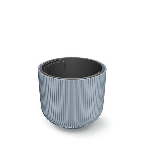 Milly Bordázott Beltéri Virágtartó Világosszürke 30 cm