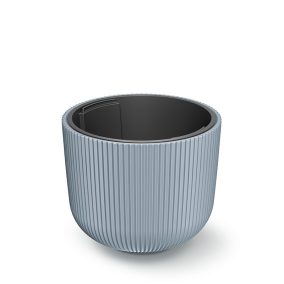 Milly Bordázott Kaspó Világosszürke 35 cm