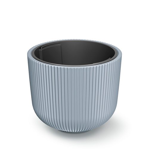 Milly Bordázott Kaspó Világosszürke 39 cm