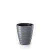 Maze Kőhatású Műanyag Virágtartó Szürke 30 cm