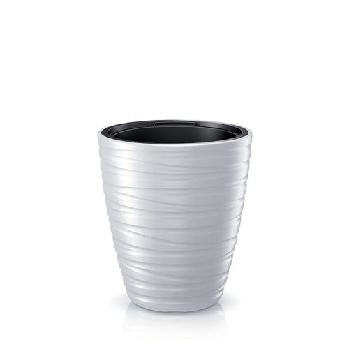 Maze Hullám Mintás Kaspó Fehér 47,5 cm