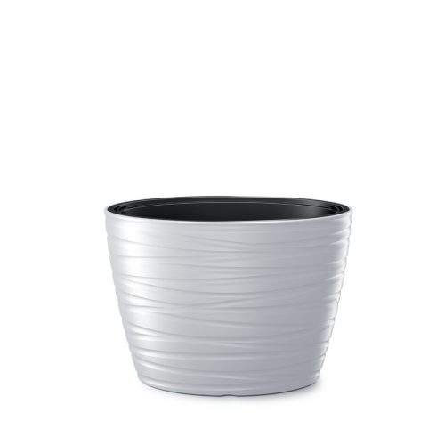 Maze Hullám Mintás Kaspó Fehér 58,5 cm