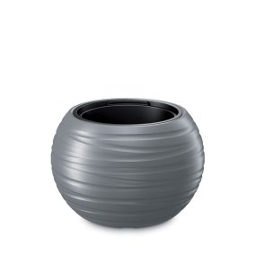 Maze Gömb Kaspó Szürke Kő Hatású 40 cm