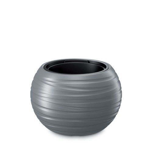 Maze Gömb Kaspó Szürke Kő Hatású 40 cm