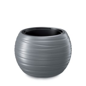 Maze Gömb Kaspó Szürke Kő Mintázatú 43,6 cm