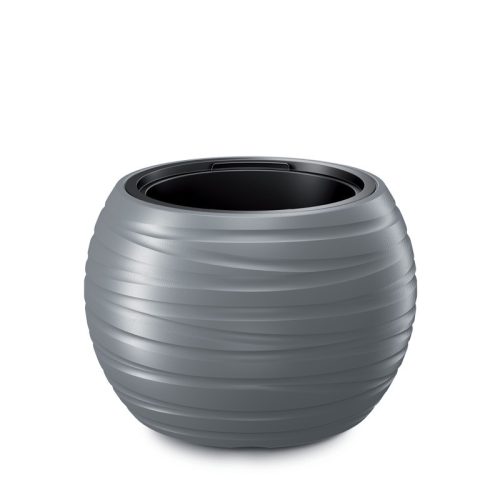 Maze Gömb Kaspó Szürke Kő Mintázatú 43,6 cm