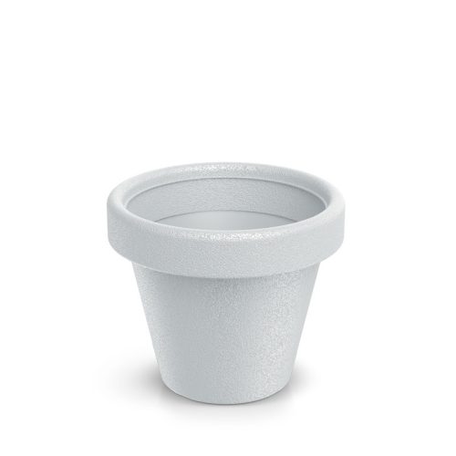 Origina Klasszikus Műanyag Virágcserép Fehér 34 cm