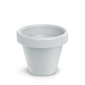 Origina Klasszikus Műanyag Virágcserép Fehér 39 cm