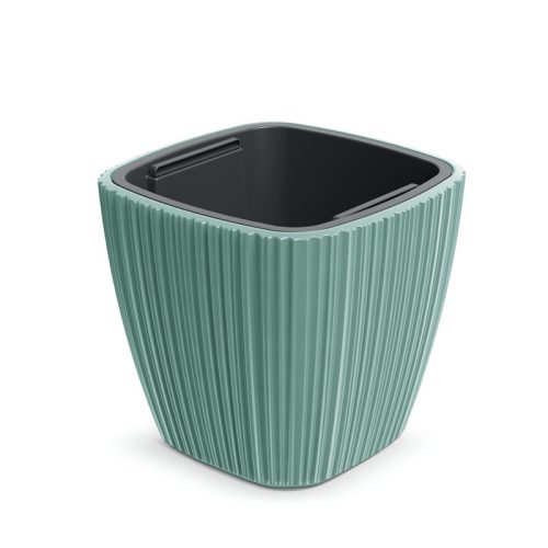 Oro Square Zsálya Négyzetes Bordázott Virágcserép 29 cm