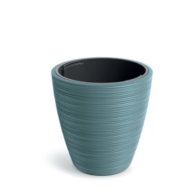 Vena Round Skandináv Kék Bordázott Kaspó 39 cm