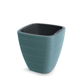 Vena Square Skandináv Kék Négyzetes Kaspó 39 cm