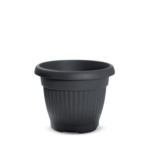 Terra Antracit Műanyag Virágcserép 35 cm csomag