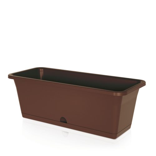 Camelia 402 Műanyag Erkélyláda Barna