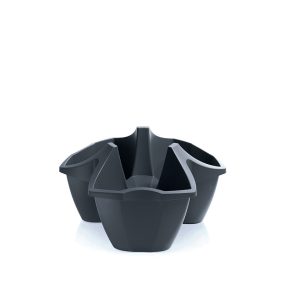 Crown Korona Virágtartó Antracit 48 cm