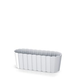 Boardee Hosszúkás Virágláda Fehér 38 cm